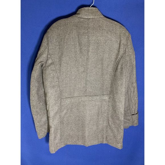 Wantdo Men's Wool Blend Pea Coat-Coffee - Picture 2 of 8